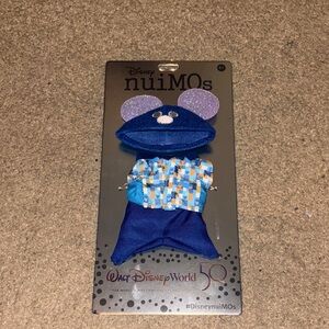 Disney 50th Anniversary nuiMOs Blue and Purple Mouse Outfit - NEW!